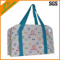 cute laminated PP woven lunch bags for teens